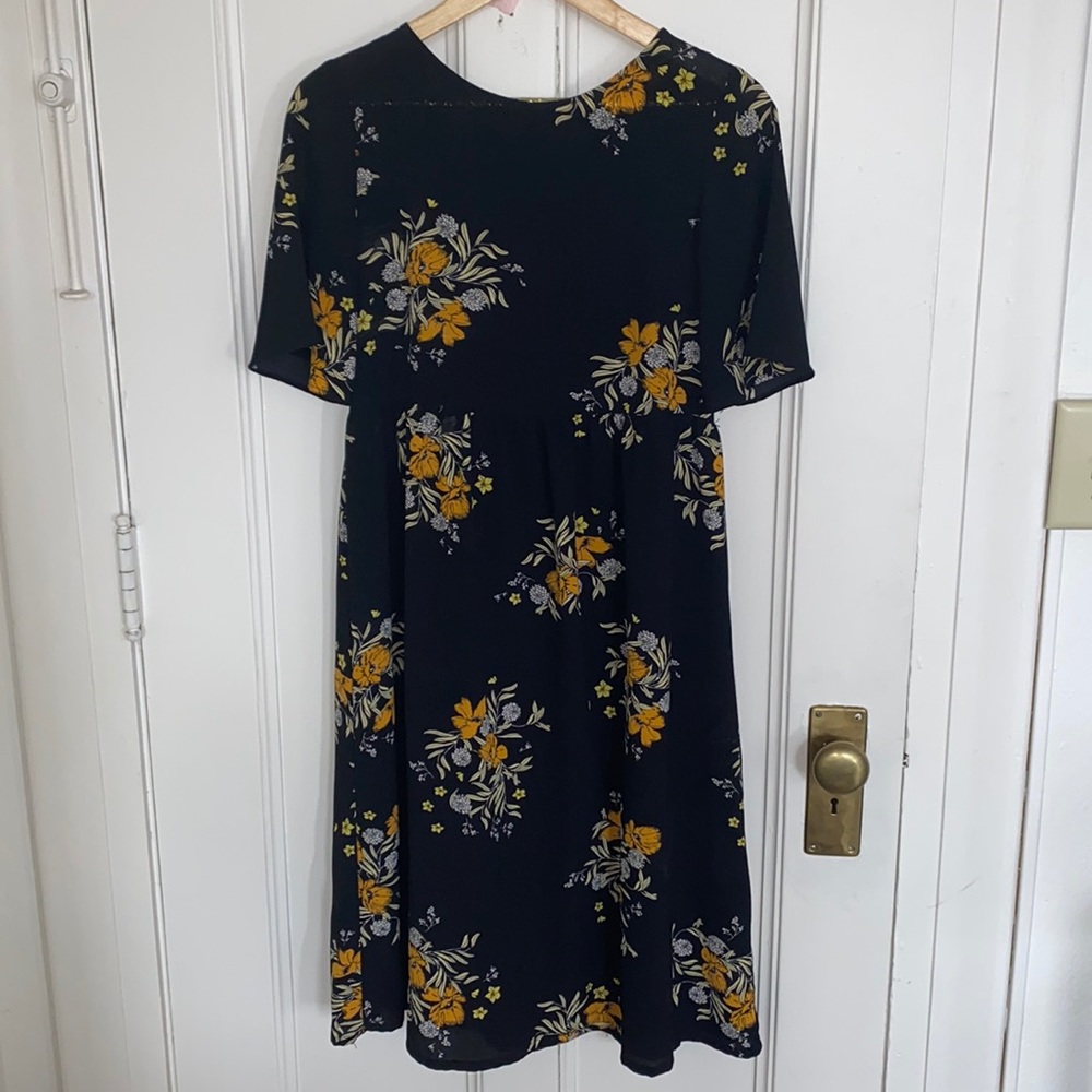 Zara Floral Print Casual Dress